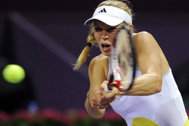 Caroline Wozniacki skal i første runde ved næste uges WTA-turnering møde tjekken Lucie Safarova. Foto: STR