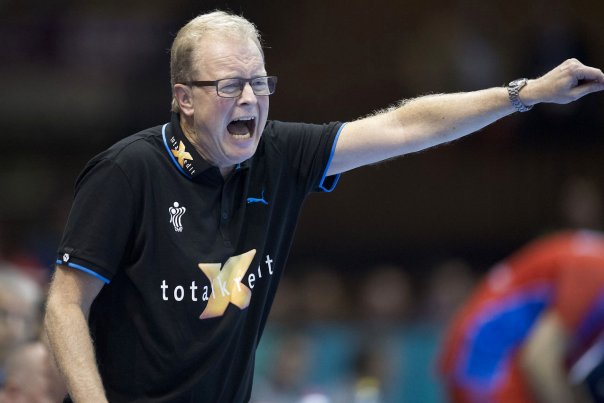Landstræner UIrik Wilbek vil have mere gang i Mikkel Hansen. Foto: CLAUS FISKER