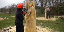 13 træskulpturer til Vejerslev - 1
