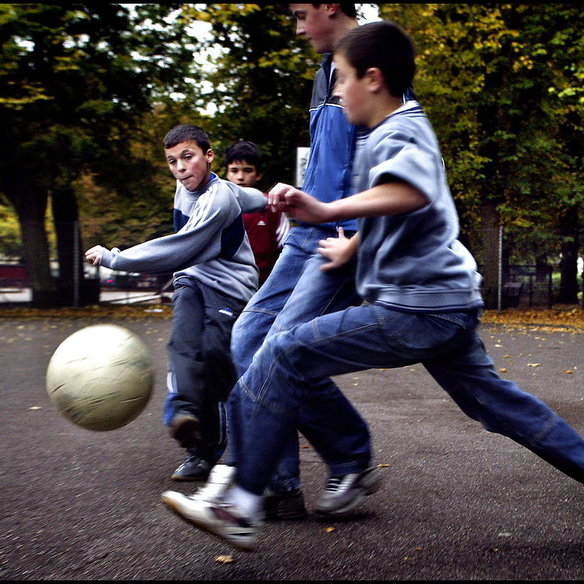 fodbold i nørrebroparken