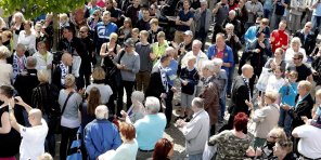 Bronzeholdet hyldet på Rådhustorvet - 3