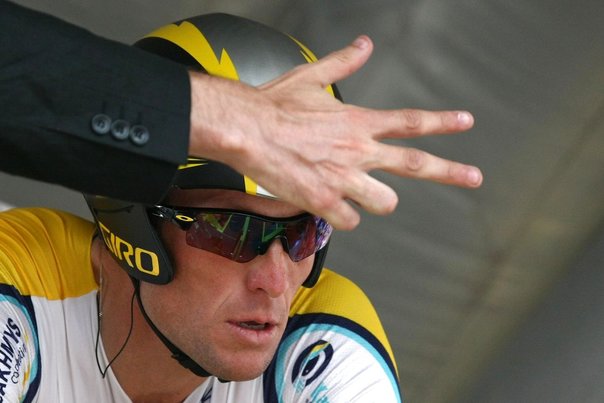 Armstrong blev advaret af UCI. Foto: JOEL SAGET