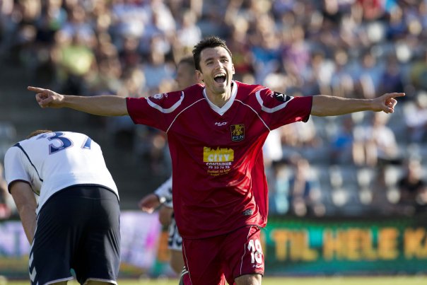 FC Nordsjællands Michael Parkhurst vil gerne møde Barcelona i Champions League Foto: Bo Amstrup