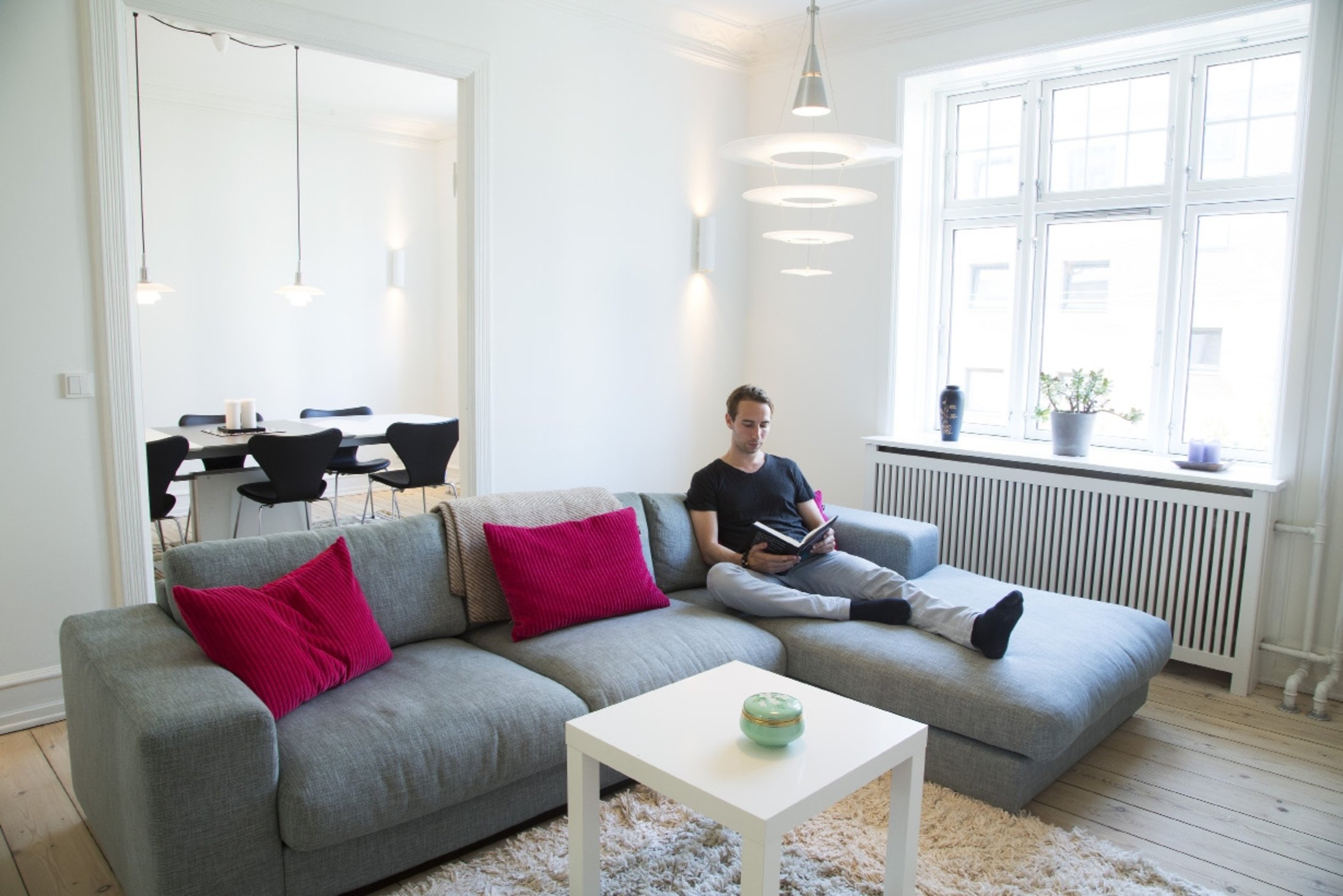 Indretning af lille stue – astric