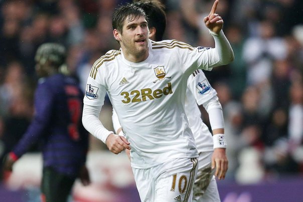 Danny Graham kan være på vej væk fra Swansea. Foto: Matthew Childs