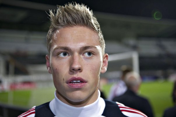 Viktor Fischer var en af i alt fire danskere i Ajax' startopstilling Foto: Jens Nørgaard Larsen