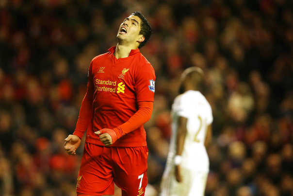 Liverpools Luis Suarez Foto: Lee Smith