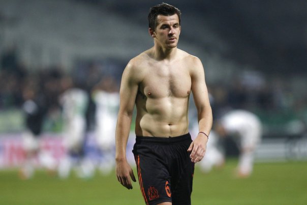 Joey Barton efter en Europa League-kamp for Marseille mod Mönchengladbach. Han vender næppe hjem til QPR efter sine seneste udtalelser Foto: PHILIPPE LAURENSON