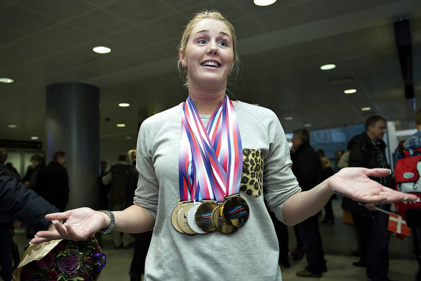 Trods seks medaljer ved europamesterskaberne går Jeanette Ottesen Gray på en skrap kur de næste uger op til VM. Foto: Keld Navntoft