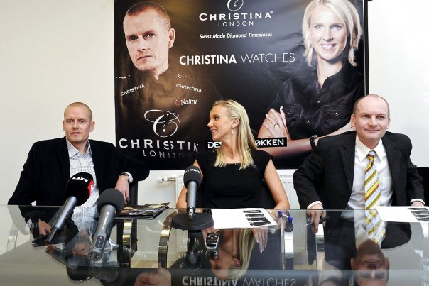 Christina Hembo (i midten) og Claus Hembo (th) sammen med  Michael Rasmussen Foto: Jesper Kristensen
