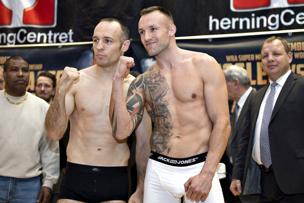 Mikkel Kessler (th): - .Jeg aner ikke, hvor jeg har ham henne. Jeg ved bare, at jeg har trænet så hårdt, at jeg er forberedt på alt. Foto: Henning Bagger