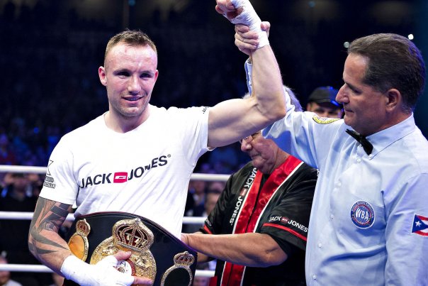 Nordic Fight Night- Herning. Team Sauerland: Kessler/Magee: Mikkel Kessler, udfordrer, mod Brian Magee, Irland, i titelkampen om WBA Super Middleweight World Championship. Foto: Henning Bagger