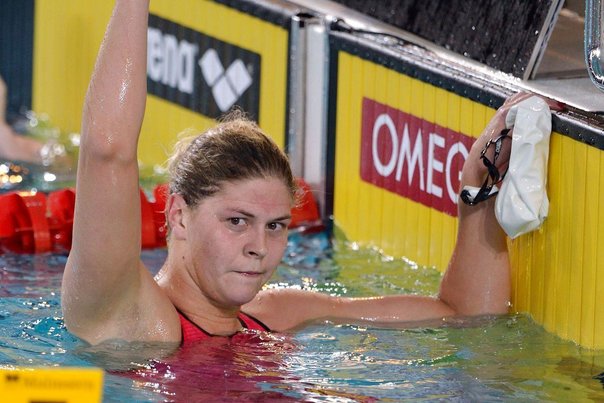 Den danske svømmestjerne er utilfreds med dækningen af VM-finalen torsdag aften. Foto: ERIC FEFERBERG