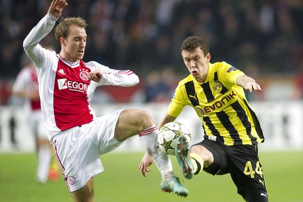Ajax regner med Christian Eriksen (tv.) resten af sæsonen Foto: UNITED PHOTOS
