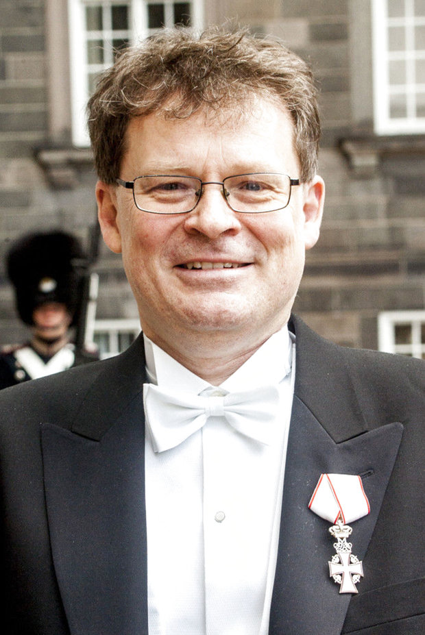 Henrik Riis Andreasen er dommer ved retten i Svendborg. Han takkede for ridderkorset. Foto: Bjarne Luthcke - 8953645-audiens