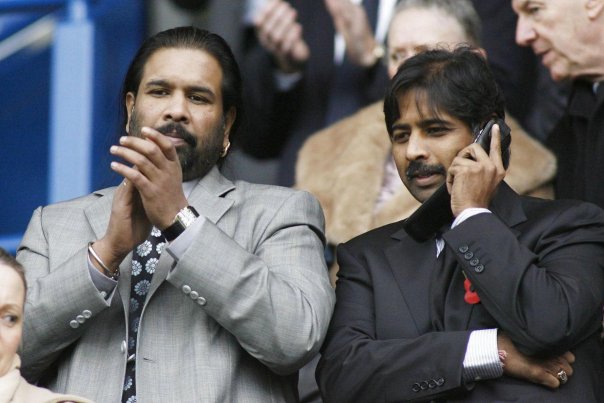 Blackburn Rovers ejer Venkatesh Rao (til højre) Foto: Ed Sykes