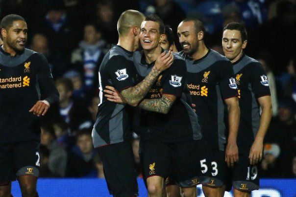 Liverpool vandt over QPR på to mål af Luis Suarez og et af Daniel Agger. Foto: EDDIE KEOGH
