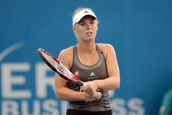 Alt gik galt for Caroline Wozniacki i kampen mod Ksenia Pervak Foto: DAN PELED