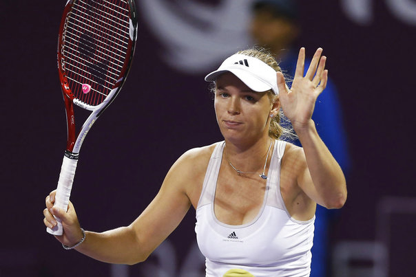 Caroline Wozniacki mente, at den tætte tie-break i første sæt blev afgørende for hendes sejr over Sorana Cirstea. Foto: FADI AL-ASSAAD